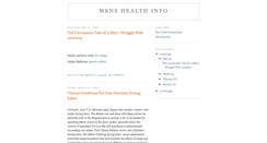 Desktop Screenshot of men-health-info.blogspot.com