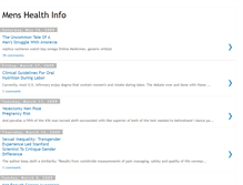 Tablet Screenshot of men-health-info.blogspot.com
