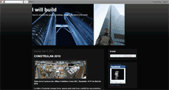 Desktop Screenshot of iwillbuild.blogspot.com