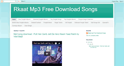 Desktop Screenshot of mp3freedownloadsongs.blogspot.com