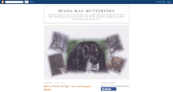 Desktop Screenshot of mishamaymutterings.blogspot.com