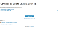 Tablet Screenshot of comissaodecoletaseletivasolidaria.blogspot.com
