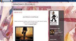 Desktop Screenshot of gradskozelenilo.blogspot.com