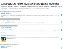 Tablet Screenshot of lasrozaspapeleria.blogspot.com