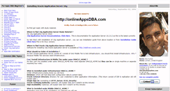 Desktop Screenshot of oracleapplicationserver.blogspot.com