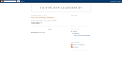 Desktop Screenshot of im4newleadership.blogspot.com