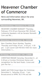 Mobile Screenshot of heavener-chamber.blogspot.com