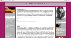 Desktop Screenshot of paradisetiedup.blogspot.com