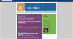 Desktop Screenshot of elpianomagico.blogspot.com
