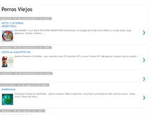 Tablet Screenshot of perros-viejos.blogspot.com