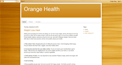 Desktop Screenshot of orangehealth.blogspot.com