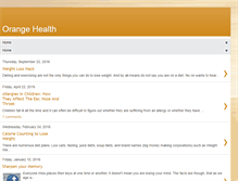 Tablet Screenshot of orangehealth.blogspot.com