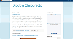 Desktop Screenshot of drobbinchiropractic.blogspot.com