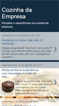 Mobile Screenshot of cozinhadaempresa.blogspot.com