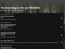 Tablet Screenshot of freebees4friends.blogspot.com