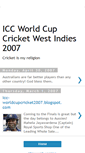 Mobile Screenshot of icc-worldcupcricket2007.blogspot.com