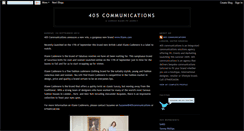 Desktop Screenshot of 405communications.blogspot.com