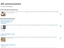 Tablet Screenshot of 405communications.blogspot.com