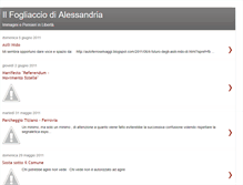 Tablet Screenshot of ilfogliaccio.blogspot.com