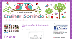 Desktop Screenshot of ensinarsorrindo.blogspot.com