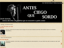 Tablet Screenshot of antesciegoquesordo.blogspot.com