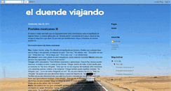 Desktop Screenshot of elduendeviajero.blogspot.com