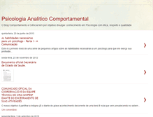 Tablet Screenshot of comportamentoeciencia.blogspot.com