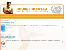 Tablet Screenshot of codecatcher.blogspot.com