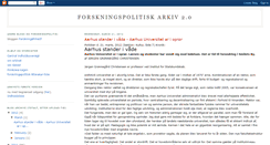 Desktop Screenshot of forskningspolitiskarkiv.blogspot.com
