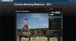 Desktop Screenshot of extrememustangmakeover2011.blogspot.com