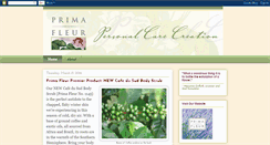 Desktop Screenshot of primafleurbotanicals.blogspot.com