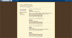 Desktop Screenshot of cercadelderecho.blogspot.com