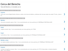 Tablet Screenshot of cercadelderecho.blogspot.com