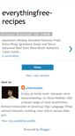 Mobile Screenshot of everythingfree-recipes.blogspot.com