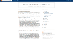 Desktop Screenshot of compulsivetheorist.blogspot.com