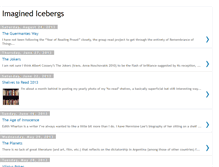 Tablet Screenshot of imaginedicebergs.blogspot.com