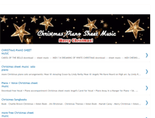 Tablet Screenshot of christmas-piano.blogspot.com