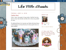 Tablet Screenshot of lifewithquads.blogspot.com