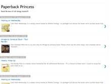 Tablet Screenshot of princess-paperback.blogspot.com