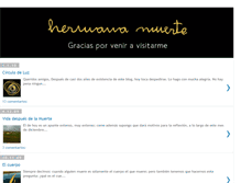 Tablet Screenshot of muertehermana.blogspot.com