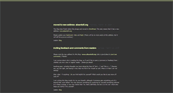 Desktop Screenshot of absentofi.blogspot.com