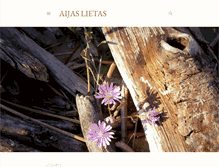 Tablet Screenshot of aijaslietas.blogspot.com