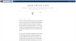 Desktop Screenshot of leer-truck-caps.blogspot.com