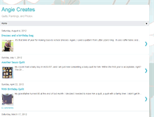 Tablet Screenshot of angiecreates.blogspot.com