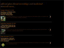 Tablet Screenshot of chetglassthroatrecordings.blogspot.com