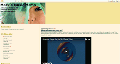 Desktop Screenshot of marksmusicmemo.blogspot.com