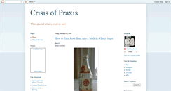 Desktop Screenshot of crisisofpraxis.blogspot.com