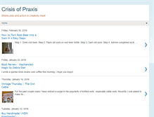 Tablet Screenshot of crisisofpraxis.blogspot.com