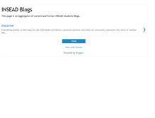 Tablet Screenshot of inseadblogs.blogspot.com