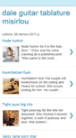 Mobile Screenshot of dale-guitar-tablature-misirlou.blogspot.com